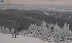 Lysá hora, pohled na východ