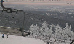 Lysá hora, pohled na východ