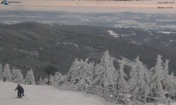 Lysá hora, pohled na východ