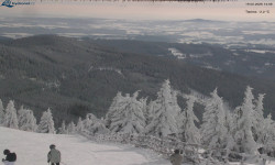 Lysá hora, pohled na východ