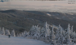 Lysá hora, pohled na východ