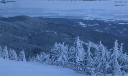 Lysá hora, pohled na východ