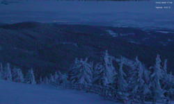 Lysá hora, pohled na východ