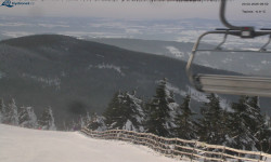 Lysá hora, pohled na východ