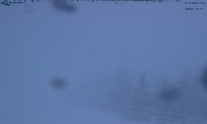 Město Rokytnice nad Jizerou - Lysá hora, pohled na východ - 21.2.2026 v 07:15