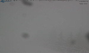 Město Rokytnice nad Jizerou - Lysá hora, pohled na východ - 21.2.2026 v 07:45