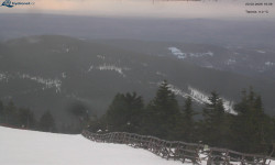 Lysá hora, pohled na východ