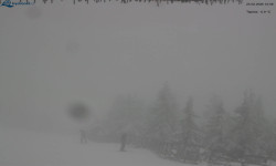 Lysá hora, pohled na východ