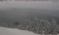 Lysá hora, pohled na východ