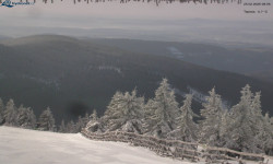 Lysá hora, pohled na východ