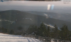 Lysá hora, pohled na východ