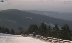 Lysá hora, pohled na východ