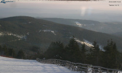 Lysá hora, pohled na východ