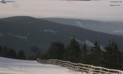 Lysá hora, pohled na východ