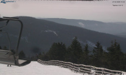 Lysá hora, pohled na východ