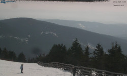 Lysá hora, pohled na východ