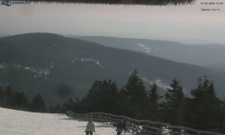 Lysá hora, pohled na východ