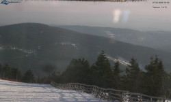 Lysá hora, pohled na východ