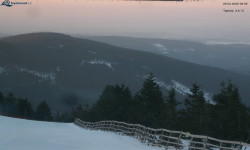 Lysá hora, pohled na východ