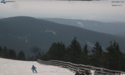 Lysá hora, pohled na východ