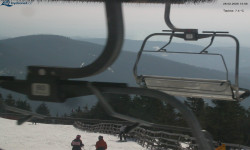 Lysá hora, pohled na východ