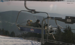 Lysá hora, pohled na východ