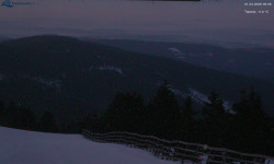 Lysá hora, pohled na východ