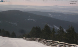 Lysá hora, pohled na východ