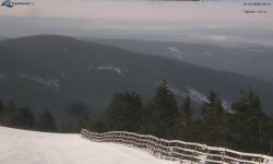 Lysá hora, pohled na východ