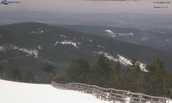 Lysá hora, pohled na východ