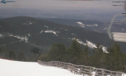 Lysá hora, pohled na východ