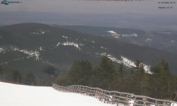 Lysá hora, pohled na východ