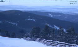 Lysá hora, pohled na východ