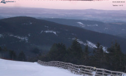 Lysá hora, pohled na východ