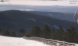 Lysá hora, pohled na východ