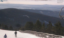 Lysá hora, pohled na východ