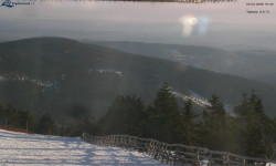 Lysá hora, pohled na východ