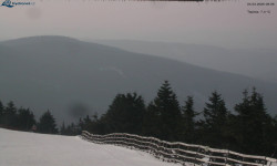 Lysá hora, pohled na východ