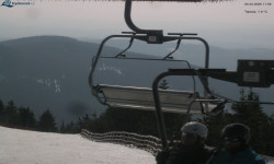 Lysá hora, pohled na východ