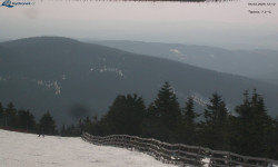 Lysá hora, pohled na východ