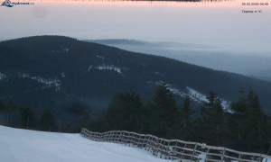 Město Rokytnice nad Jizerou - Lysá hora, pohled na východ - 5.3.2026 v 06:45