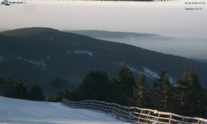 Město Rokytnice nad Jizerou - Lysá hora, pohled na východ - 5.3.2026 v 07:30