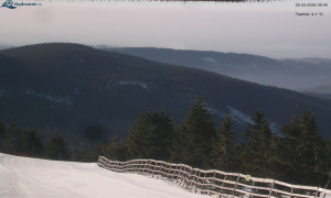 Město Rokytnice nad Jizerou - Lysá hora, pohled na východ - 5.3.2026 v 08:45