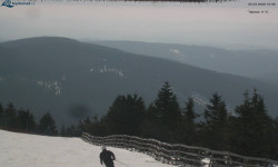 Lysá hora, pohled na východ