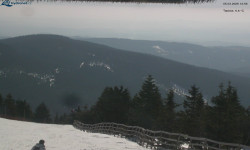 Lysá hora, pohled na východ