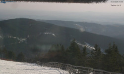 Lysá hora, pohled na východ