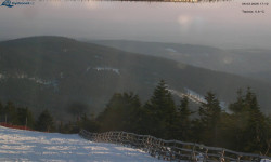 Lysá hora, pohled na východ