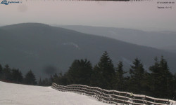 Lysá hora, pohled na východ