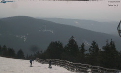 Lysá hora, pohled na východ