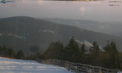 Lysá hora, pohled na východ